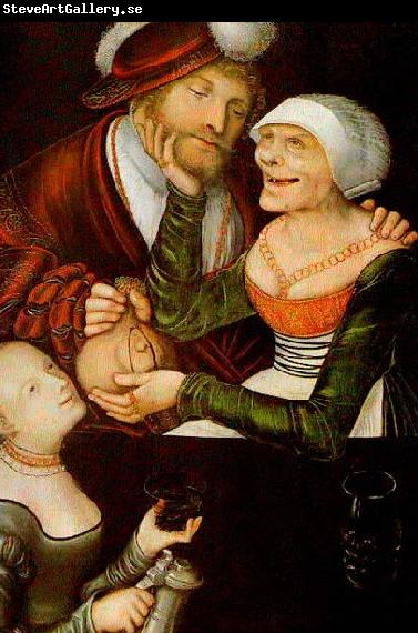 Lucas  Cranach The Procuress